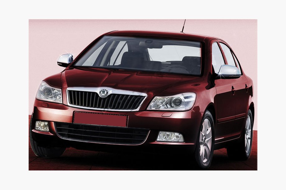 Skoda Octavia II A5 2010–2013 Chrómové kryty zrkadiel (2 ks, nerez) Image