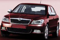 Skoda Octavia II A5 2010–2013 Chrómové kryty zrkadiel (2 ks, nerez) fotografia 1