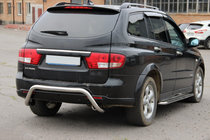 SsangYong Kyron 2005–2014 Zadný ochranný rám AK007 (nerez) fotografia 1