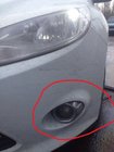 Ford Focus III 2011–2017 Chrómové kryty hmloviek (2 ks, plast) fotografia 5