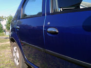 Dacia Logan MCV 2004–2014 Chrómové kryty kľučiek dverí (4 ks, nerez) Carmos - turecká oceľ fotografia 2