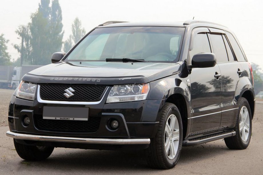Suzuki Grand Vitara 2005–2017 Predný ochranný rám ST008 (nerez) Image