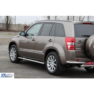 Bočné rúrky BB001 (2 ks, nerez) Suzuki Grand Vitara 2005–2017 fotografia 2