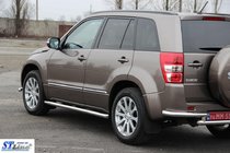 Suzuki Grand Vitara 2005–2017 Bočné rúrky BB001 (2 ks, nerez) fotografia 2