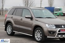 Suzuki Grand Vitara 2005–2017 Bočné rúrky BB001 (2 ks, nerez) fotografia 3