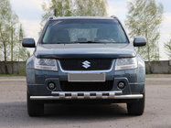 Suzuki Grand Vitara 2005–2017 Predná ochranná tyč ST015 (nerez) fotografia 1
