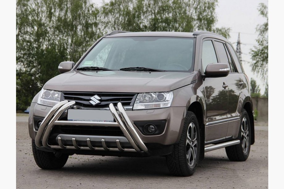 Suzuki Grand Vitara 2005–2017 Predný ochranný rám z polyuretánu (vysoký) Image
