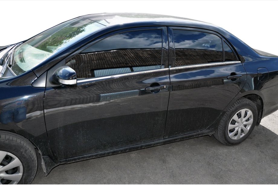 Toyota Corolla 2007–2013 Vonkajšie nerezové lišty okien (4 ks) Carmos - turecká oceľ Image