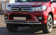 Toyota Hilux 2015– Predný ochranný rám ST018 (nerez) fotografia 8