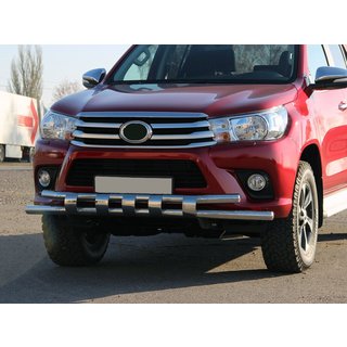 Predný ochranný rám ST015 (nerez) Toyota Hilux 2015– fotografia 1