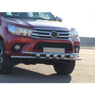 Predný ochranný rám ST015 (nerez) Toyota Hilux 2015– fotografia 2