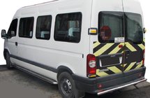 Renault Master 1998–2010 Zadný ochranný oblúk AK002 (nerez) fotografia 1