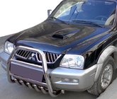 Mitsubishi L200 1996–2006 Kengurín QT007 (nerez) fotografia 1