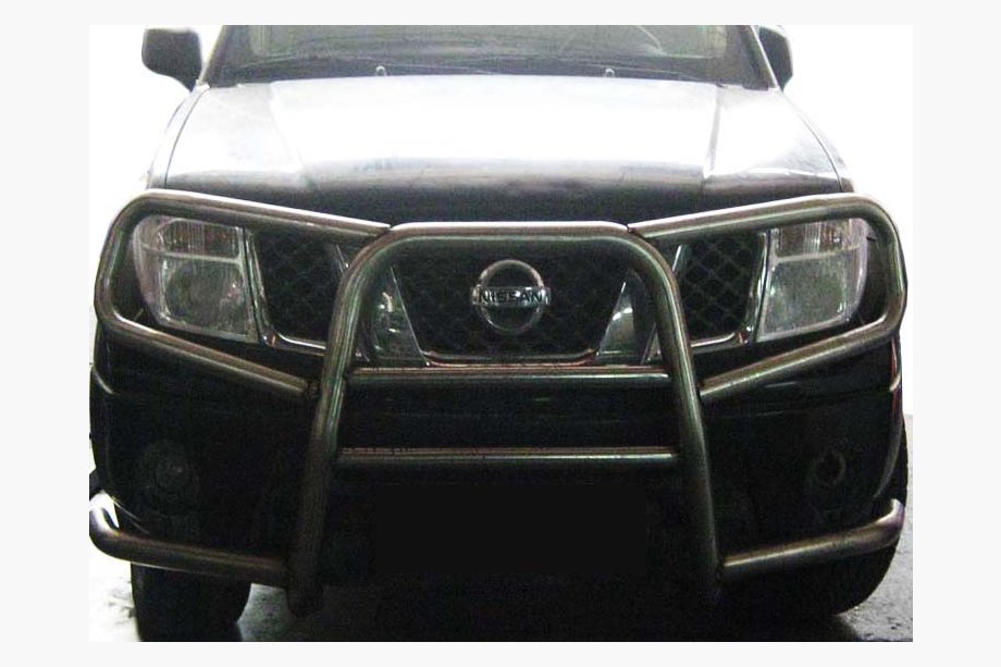 Nissan Pathfinder R51 2005–2014 Dvojitý predný ochranný rám WT025 (nerez) Image