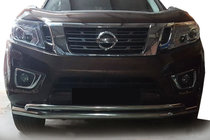 Nissan Navara/NP300 2016– Predná ochranná tyč ST017 (nerez) fotografia 1