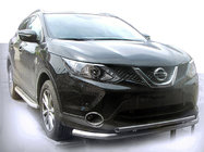 Nissan Qashqai 2014–2021 Predný ochranný rám ST014 (nerez) fotografia 1