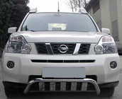Nissan X-trail T31 2007–2014 Predný ochranný rám WT009 (nerez) fotografia 1