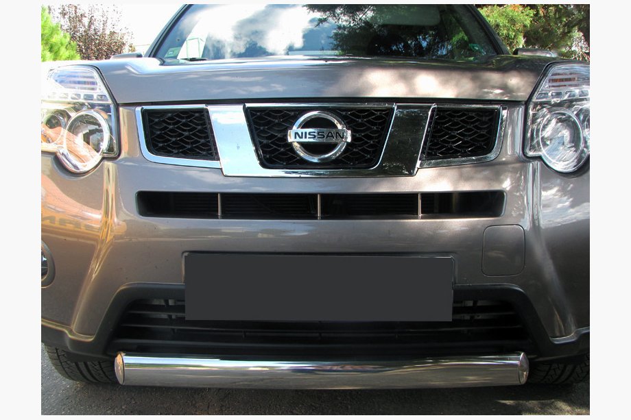 Nissan X-trail T31 2007–2014 Predný ochranný rám ST008-Oval (nerez) Image