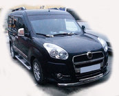 Opel Combo 2012–2018 Predný ochranný rám ST014 (nerez) 60/42 mm fotografia 1