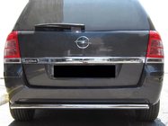 Opel Zafira B 2005–2011 Zadný ochranný oblúk AK002 (nerez) fotografia 1