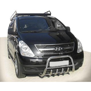 Predný ochranný rám WT003-2 (nerez) Hyundai H300, H1, Starex 2008–2020 fotografia 1