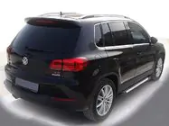 Volkswagen Tiguan 2007–2016 Bočné nášľapy Allmond Grey (2 ks, hliník) fotografia 1