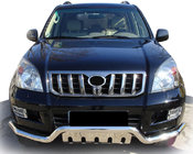 Toyota Land Cruiser Prado 120 2002–2009 Predný ochranný rám ST013 (nerez) fotografia 1