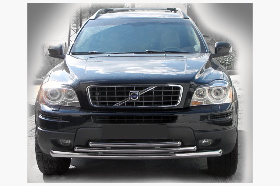 Volvo XC90 2002–2014 Predný ochranný rám ST014-2 (nerez) Image