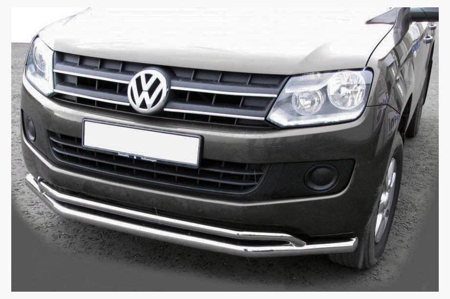 Volkswagen Amarok 2010–2022 Predný ochranný rám ST017 (nerez) Image