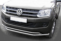 Volkswagen Amarok 2010–2022 Predný ochranný rám ST017 (nerez) fotografia 1