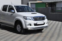 Toyota Hilux 2006–2015 Predný ochranný rám ST017 (nerez) fotografia 4