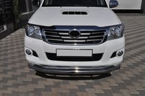 Toyota Hilux 2006–2015 Predný ochranný rám ST017 (nerez) fotografia 5