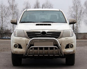 Toyota Hilux 2006–2015 Predný ochranný rám WT002 (nerez) fotografia 1