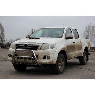 Predný ochranný rám WT002 (nerez) Toyota Hilux 2006–2015 fotografia 2