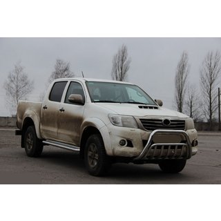 Predný ochranný rám WT002 (nerez) Toyota Hilux 2006–2015 fotografia 3