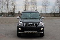 Toyota Land Cruiser Prado 120 2002–2009 Predný ochranný rám ST015 (nerez) fotografia 2