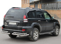 Toyota Land Cruiser Prado 120 2002–2009 Zadné dvojité rohové rámy AK003-1 (2 ks, nerez) fotografia 4