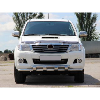 Predný ochranný rám ST015 (nerez) Toyota Hilux 2006–2015 fotografia 1