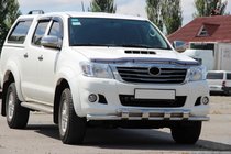 Toyota Hilux 2006–2015 Predný ochranný rám ST015 (nerez) fotografia 3