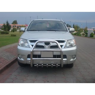 Kengurín QT007 (nerez) Toyota Hilux 2006–2015 fotografia 3