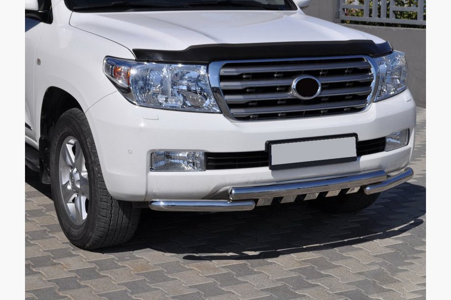 Toyota Land Cruiser 200 2007–2021 Predný ochranný rám ST015 (nerez) Image