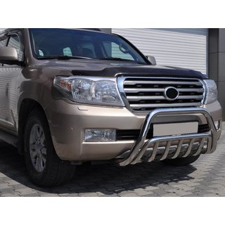 Predný ochranný rám WT002 (nerez) Toyota Land Cruiser 200 2007–2021 fotografia 1