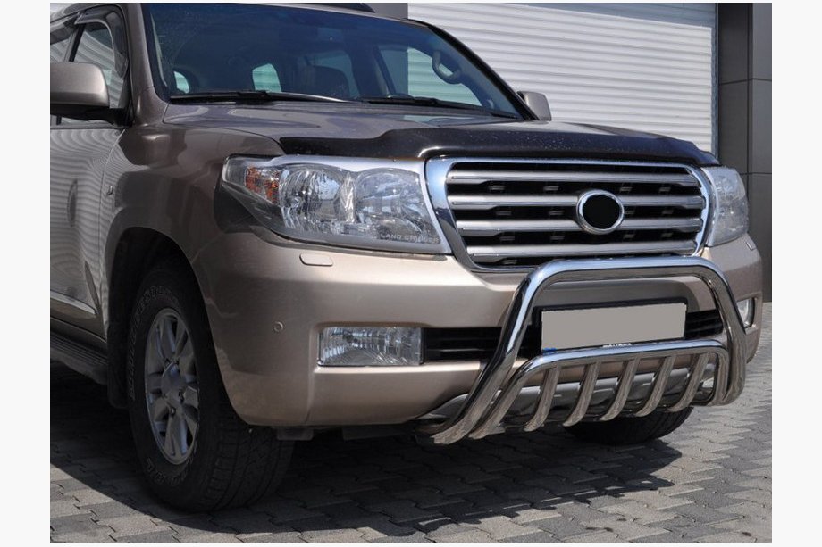 Toyota Land Cruiser 200 2007–2021 Predný ochranný rám WT002 (nerez) Image