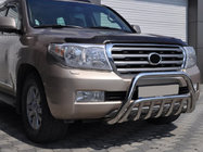 Toyota Land Cruiser 200 2007–2021 Predný ochranný rám WT002 (nerez) fotografia 1