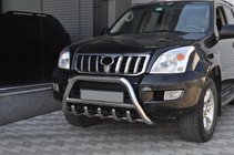 Toyota Land Cruiser Prado 120 2002–2009 Nízky bullbar WT003 (nerez) fotografia 3