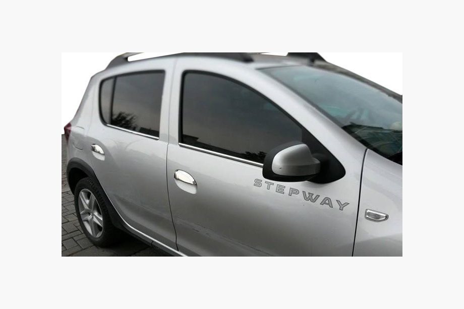 Renault Sandero 2013–2022 Chrómové kryty kľučiek dverí (4 ks, nerez) OmsaLine – talianska nehrdzavejúca oceľ Image