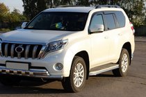 Toyota Land Cruiser Prado 150 2009–2023 Predný ochranný rám ST015 (nerez) fotografia 3