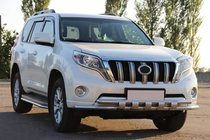 Toyota Land Cruiser Prado 150 2009–2023 Predný ochranný rám ST015 (nerez) fotografia 4