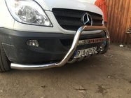 Mercedes Sprinter W906 2006–2018 Predný ochranný rám WT003-Plus (nerez) fotografia 5