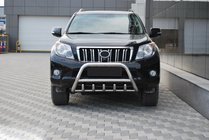 Toyota Land Cruiser Prado 150 2009–2023 Predný ochranný rám WT003 (nerez) fotografia 2